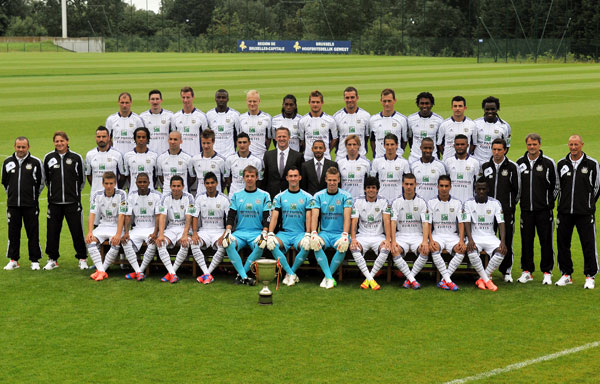 Groepsfoto van RSC Anderlecht juli 2012.