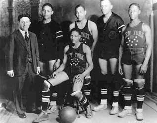 De originele Harlem Globetrotters 1927.