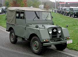 Legerjeep Minerva Land Rover 1952.