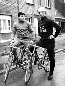 Rik Coppens en Rik Van Looy, twee iconen. 