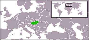 De ligging van Hongarije