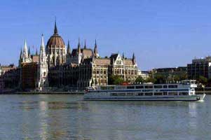 Het Parlement van Hongarije in Boedapest.