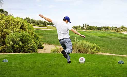 Footgolf trap.