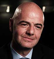 Huidig Voorzitter Joseph 'Sepp' Blatter.