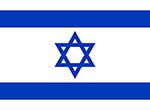Vlag van Israël.