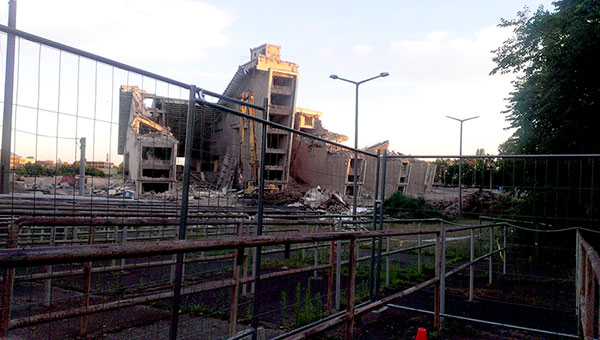 Puskás Stadion 44 juli 2016 afbraak.