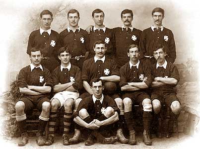 Spelers van Smyrna (Zilver) in 1906 Athene.
