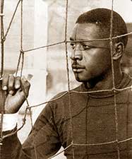 De ongelukkige Braziliaanse doelman Moacir Barbosa Nascimento.