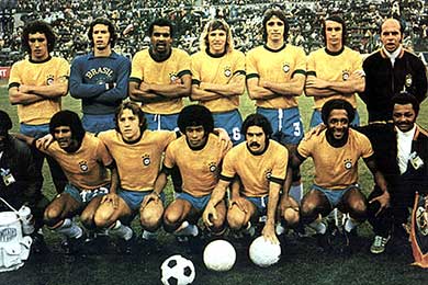 Brazilië viel juist buiten de medailles in 1974.