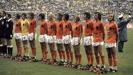 Nederland, Zilveren medaille 1974.