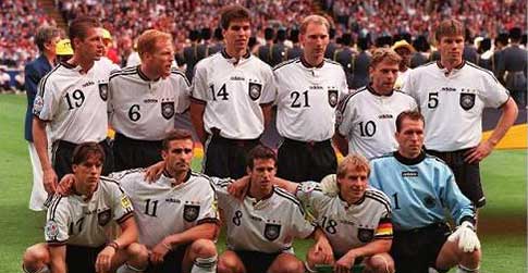Duitsland Europees kampioen 1996.
