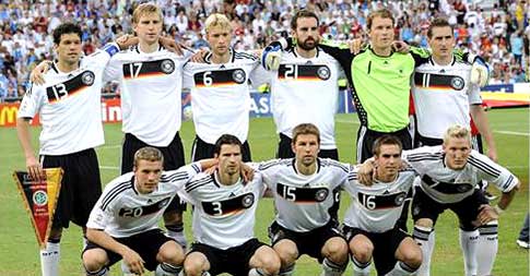 Duitsland Europees zilver 2008.