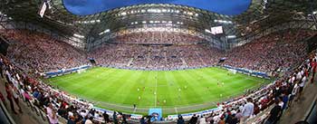 Het Stade Vélodrome in Marseille.