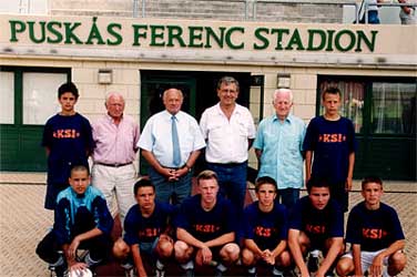 in het Puskás Ferenc Stadion...