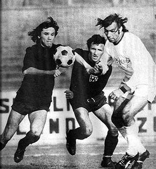 Csongrádi Ferenc in volle actie (1976).