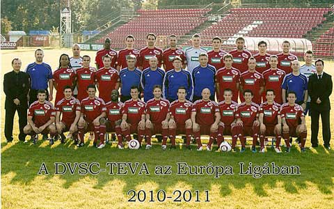 Péter met Debrecen VSC 2010-2011...