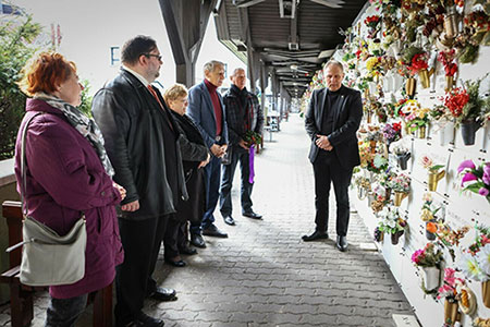 Herdenkingsplechtigheid ter ere van Egresi die 100 jaar geleden geboren werd (5-5-1922)