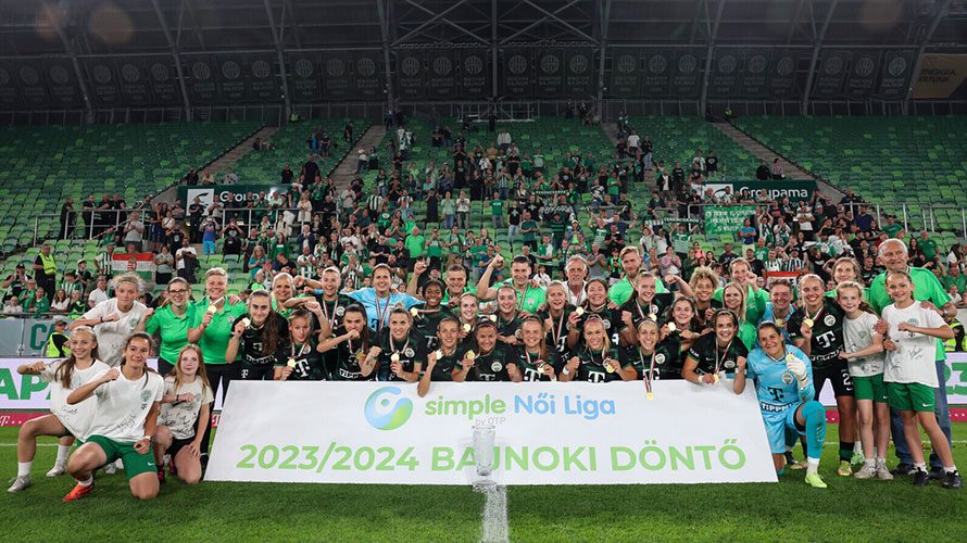 FTC-Telekom is Kampioen van Hongarije Vrouwen 2023-2024.