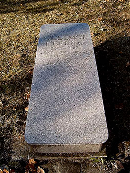 Het graf van Gillemot Ferenc op het Kerepesi kerkhof.