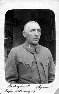 Gillemot op 29/8/1916, kort voor zijn dood.