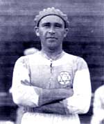 Béla in het shirt van Hakoah (1925) 