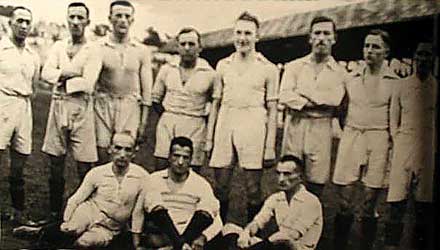 Konrád Kálmán met Austria Wien Bekerwinnaar van Oostenrijk in 1921.