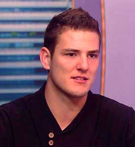 Tijdens een Tv-interview op 31 december 2012.