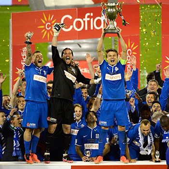 Köteles László Kampioen van België 2011 met KRC Genk.