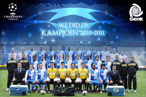 Köteles László Kampioen van België in 2011 met KRC Genk.