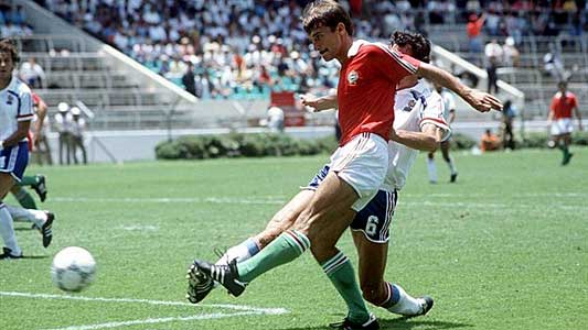 Kovács Kálmán als veelbelovende jongere op de Wereldbeker 1986 in Mexico