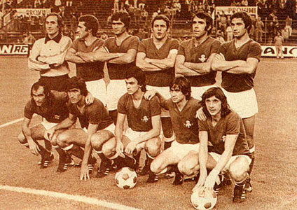 Ladinszky in het team van Real Betis 1977-1978
