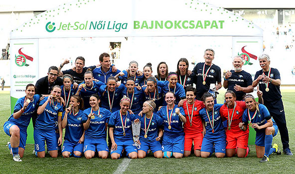 MTK Hungária FC kampioen van Hongarije 2016-2017.