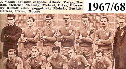 Vasas Budxapest 1967-1968