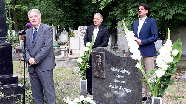 Op vrijdag 16 juni 2017 werd de grafsteen van Sándor Károly ingehuldigd door de Hongaarse Voetbalbond en zijn club MTK.