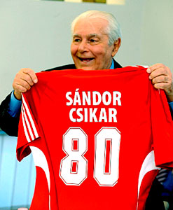 Sándor 80 jaar.
