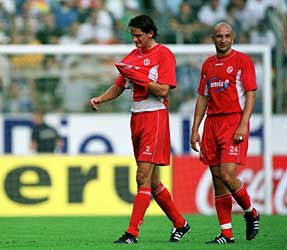 ...en in het shirt van Cottbus.