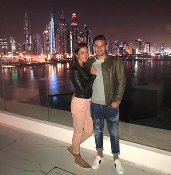 ...en beiden samen in Dubai in december 2017.