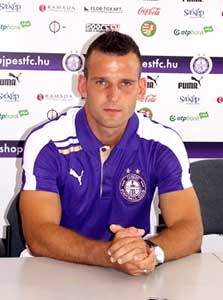 Szélesi in 2013 bij zijn tweede passage bij Újpest FC.