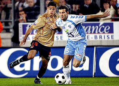 Szélesi in 2009 nog in actie voor Energie Cottbus.