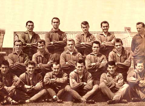 De Hongaarse ploeg van de wedstrijd.