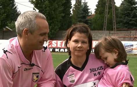 Telek nog aan de slag in 2009 met de oudspelers van Ferencváros,