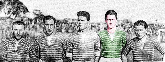 Toldi met Ferencváros 1929.