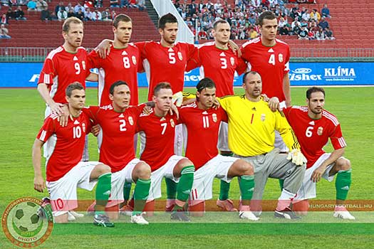 Torghelle met Hongarije op 29 mei 2010 tegen Duitsland (winst 3-0).