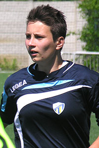 Tóth Alexandra bij Viktória-Szombathely FC...