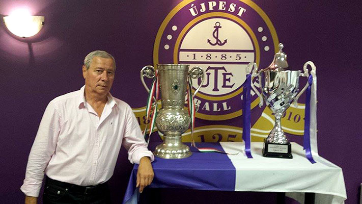 Tóth Andras, bestuurslid Újpest FC, eerst als technisch directeur, later als directeur.