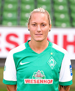 Tóth Gabriella bij SV Werder Bremen.