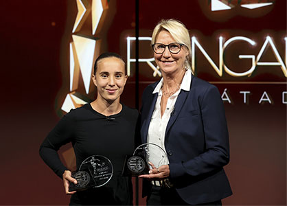 Vágó Fanny werd op 5-6-2022 uitgeroepen tot speelster van het jaar én topscorer.