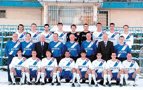 MTK Budapest 2003 met ondermeer Végh Zoltán.