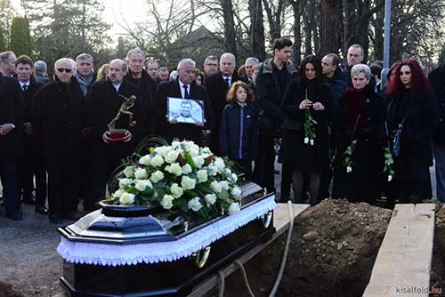 Verebes József samen met zijn vrouw Marika op 13 januari 2016.