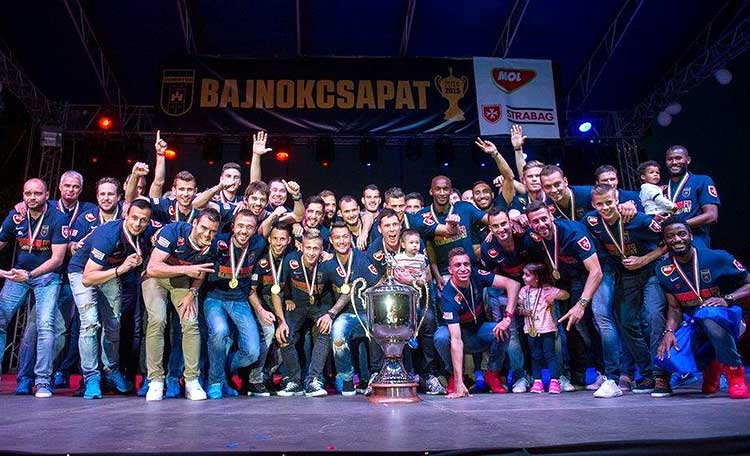 Videoton FC kampioen van Hongarije 2014-2015.